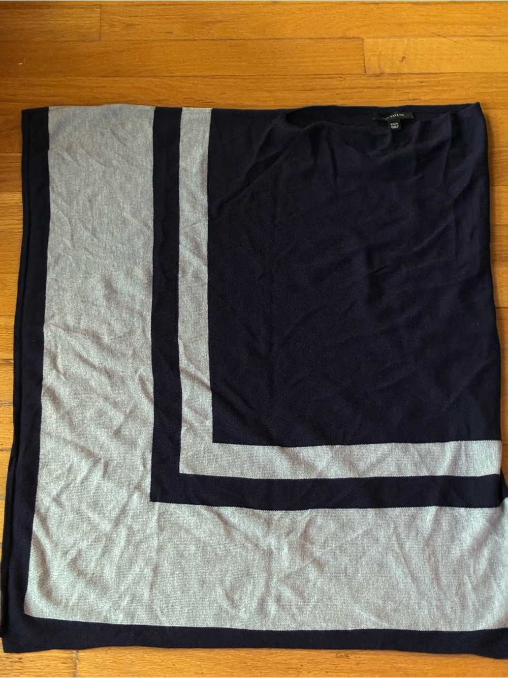 Ann Taylor Colorblock Poncho